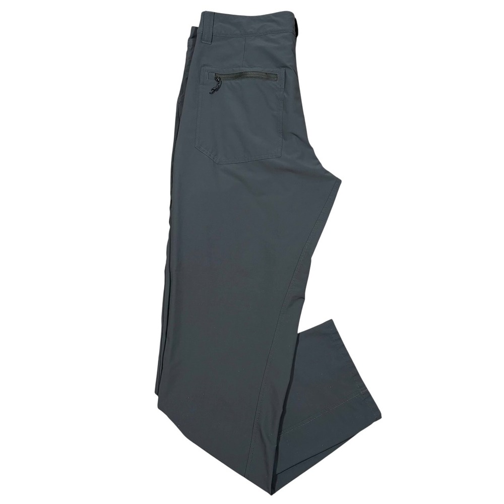 Patagonia Quandary Pants Mens 34 Forge Grey 31" Slim Straight Technical Hiking - Picture 2 of 15